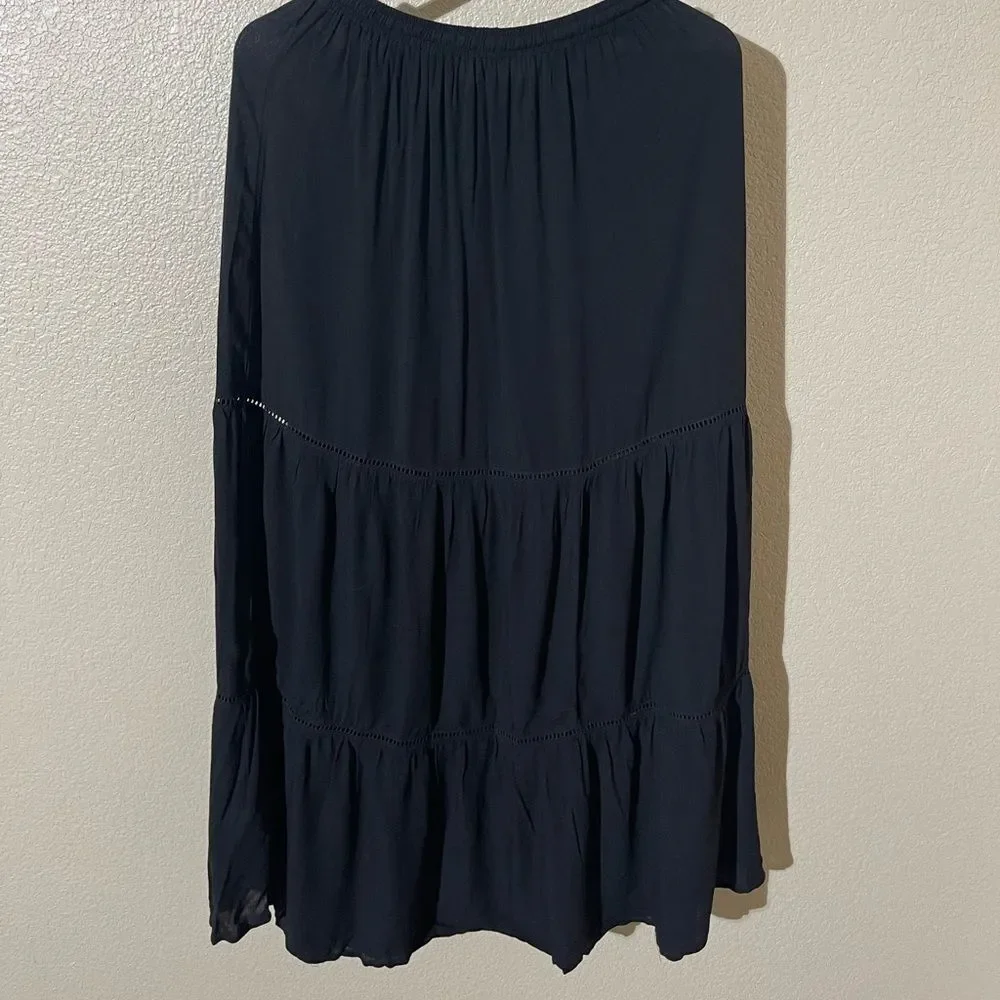 Rachel Parcell Black Smocked Dress - Picture 2 of 6